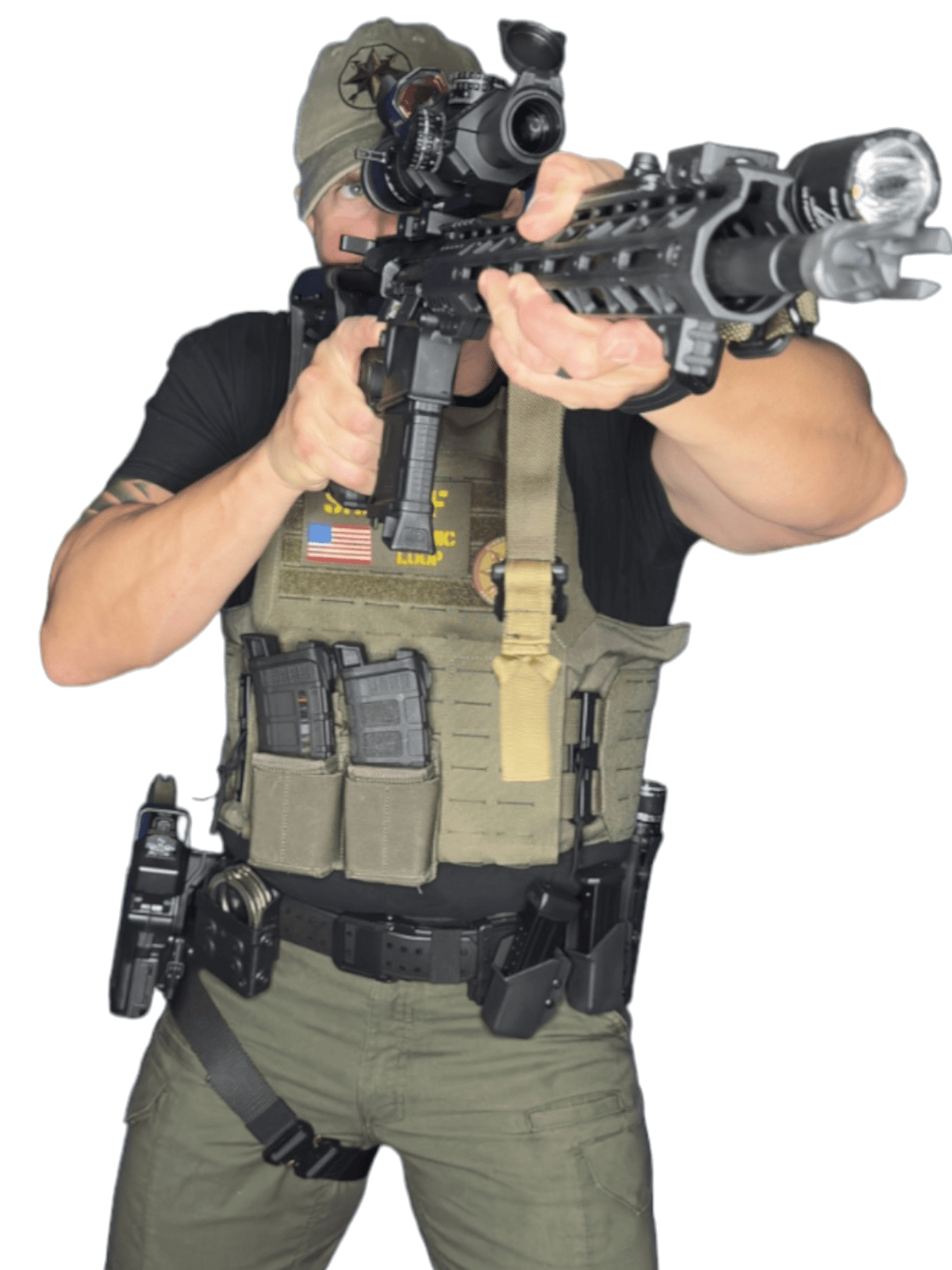 fast commando gun belt - 0